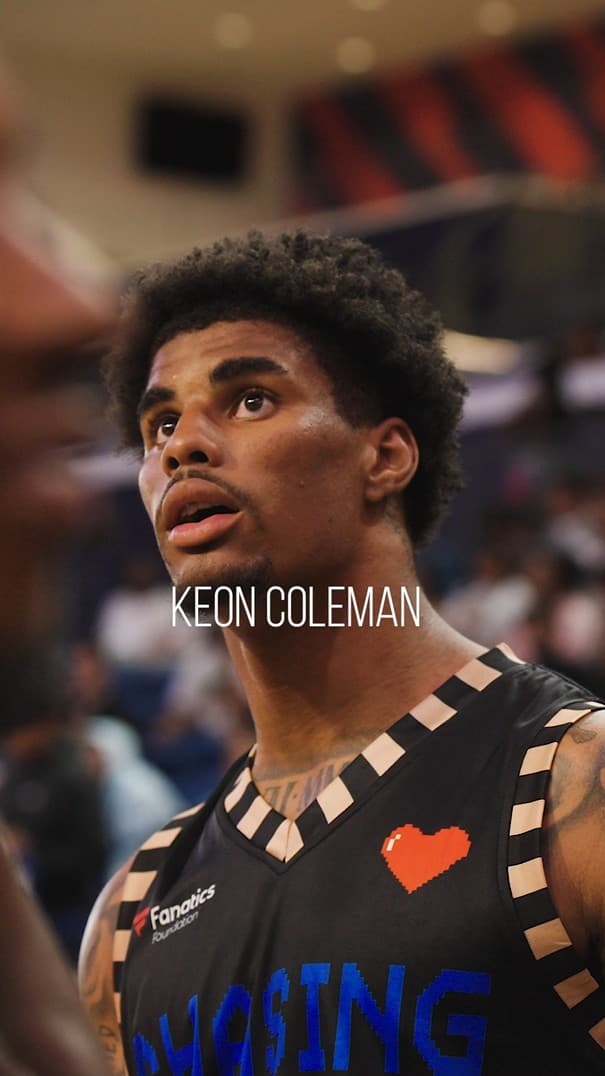 Keon Coleman Celebrity Basketball Highlights